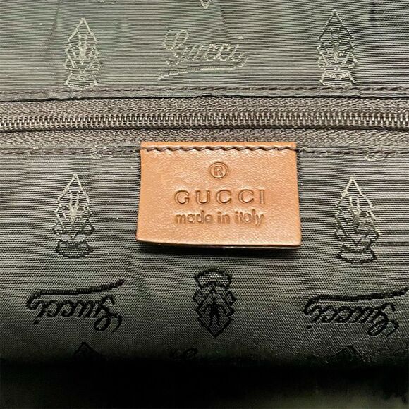 Gucci Pink Crystal Monogram Duchessa Canvas/Leather Bag - Picture 11 of 16